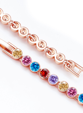 多巴胺彩色手链缤纷闪耀闪闪动人