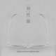Pure titanium rimless glasses for big faces and myopia that can be equipped with prescription lenses for men and women, ultra-light anti-blue light rimless eye frames