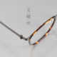 Japanese hand-made designer glasses frame 9765 large face square frame screw-free pure titanium can be matched with myopia glasses frame for men