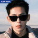 Men's sunglasses 2026 new high-end retro plate square frame women's sunglasses driving and UV protection