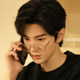 Secretly unable to hide Chen Zheyuan's same style glasses, handsome guy Jin