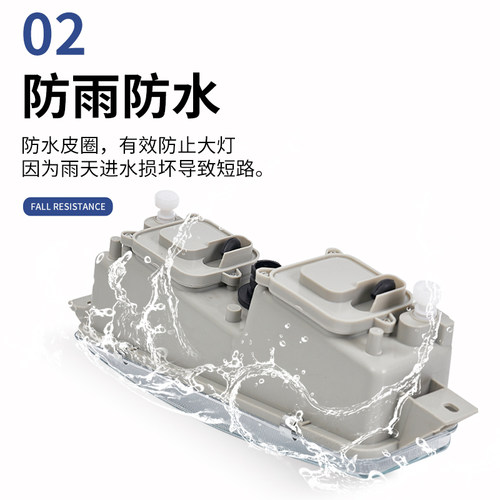 适用解放J6前雾灯总成重卡货车防雾灯精品保险杠小灯解放J6前小灯 - 图1