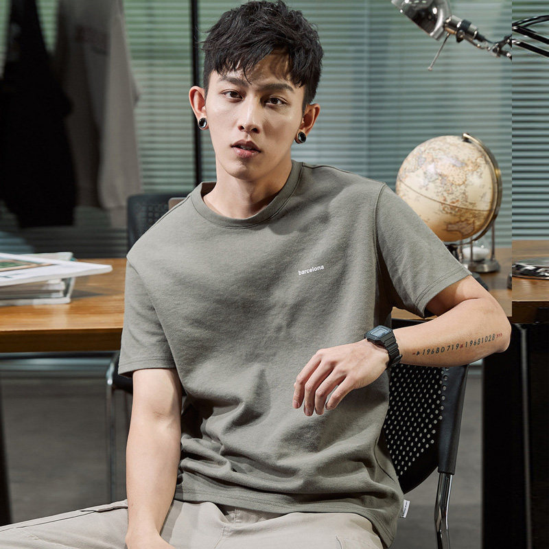 唐狮官方旗舰店男2020夏新款打底衫 唐狮福悠T恤