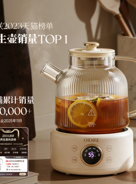 【全玻璃养生壶】烧水壶保温一体