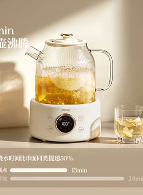 【800W速沸】全玻璃养生壶纯玻璃