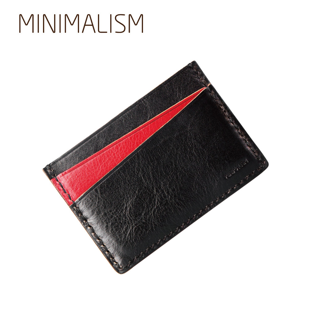 2019新款极简主义头层牛皮零钱包 minimalism简礼卡包