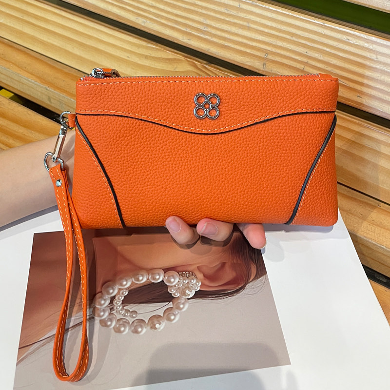 2026春季新款真皮手拿包手拎钱包小巧轻便软牛皮散步零钱包放手机,淘宝优惠券,粉丝福利购,淘宝优惠卷