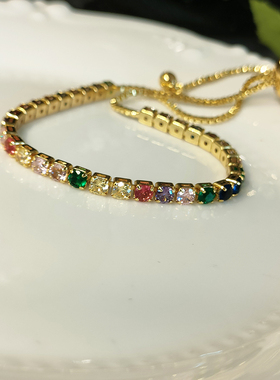 镶嵌手链水晶手链可调节