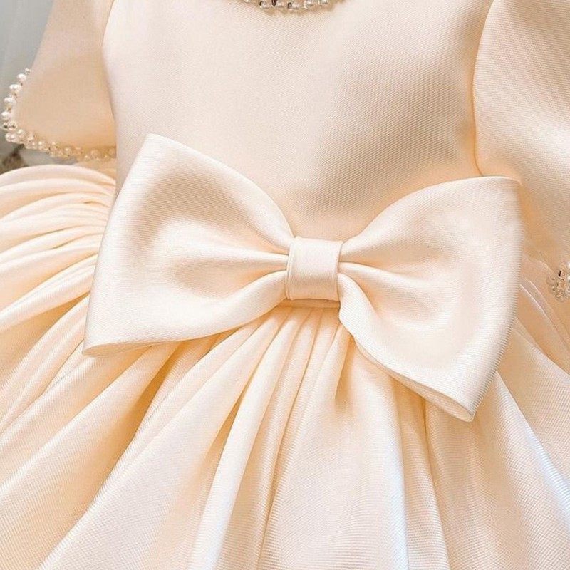 宝宝周岁生日小女孩公主裙女童礼服香槟色婚纱花童主持表演连衣裙,淘宝优惠券,粉丝福利购,淘宝优惠卷