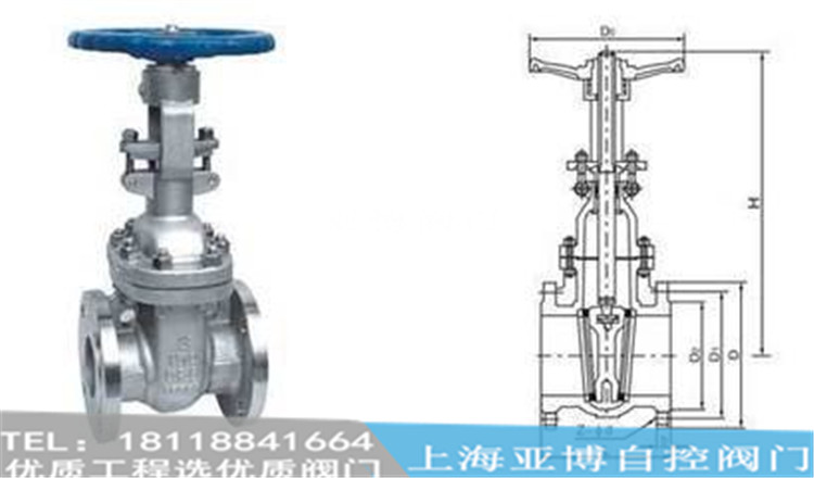 Z41W-16P耐高温阀门蒸汽导热油明杆304不锈钢法兰闸阀闸板阀DN200 - 图3