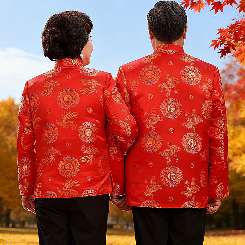 嫣语江南嫣语江南秋中老年上装冬天保暖棉袄男女长袖生日过寿唐装,淘宝优惠券,粉丝福利购,淘宝优惠卷