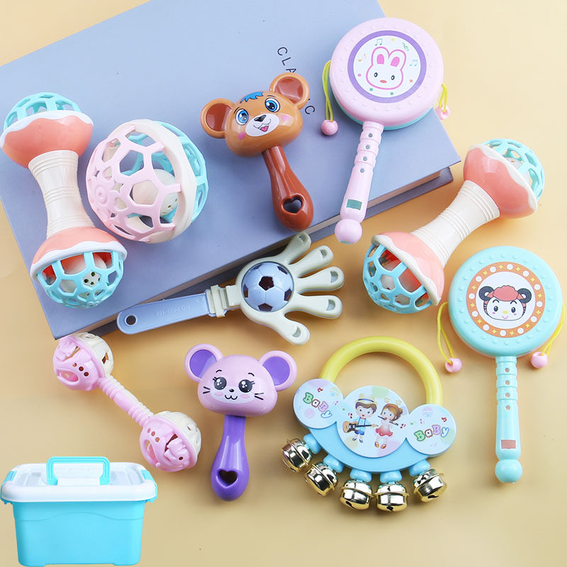 沙锤婴儿玩具0一1岁益智早教新生儿摇铃拨浪鼓3个月6宝宝抓握训练,淘宝优惠券,粉丝福利购,淘宝优惠卷