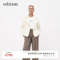 (new share of 9 fold) edition2023 Autumn and cashback wool with small scent of wool coat EBC3COT023