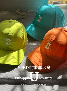 这颜色绝了！美式字母速干棒球帽