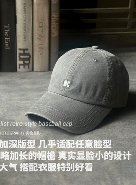 可可K字母！极简风加深版棒球帽