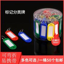 Tag Cards Keycard Plastic Softcard Number Plate Key Classification Card Tags Office Hotel Lock Teaspoon Board