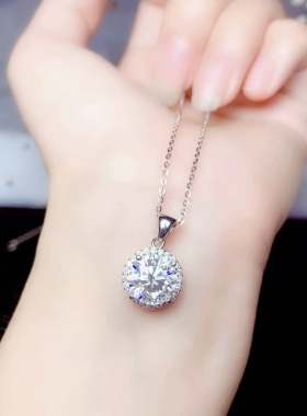 925纯银吊坠空托圆形5*5/ 6.5*6.5 /8*8 /9*9  /10*10 宝石银托