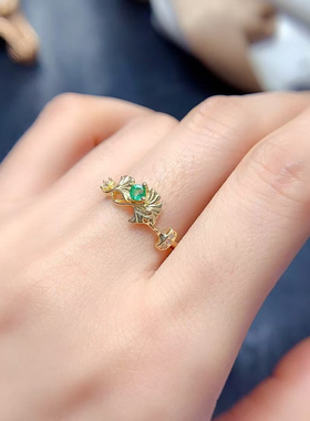 925纯银戒托空托来石镶嵌圆形3×3红蓝宝石祖母绿银托加工批发