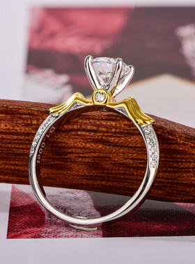 曼妮工坊女S925华丽漂亮戒指指环