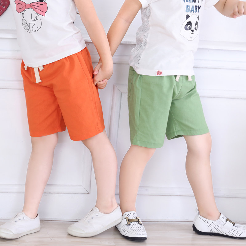 儿童短裤夏季宝宝夏装童装子打底裤 蜜羊羊裤子