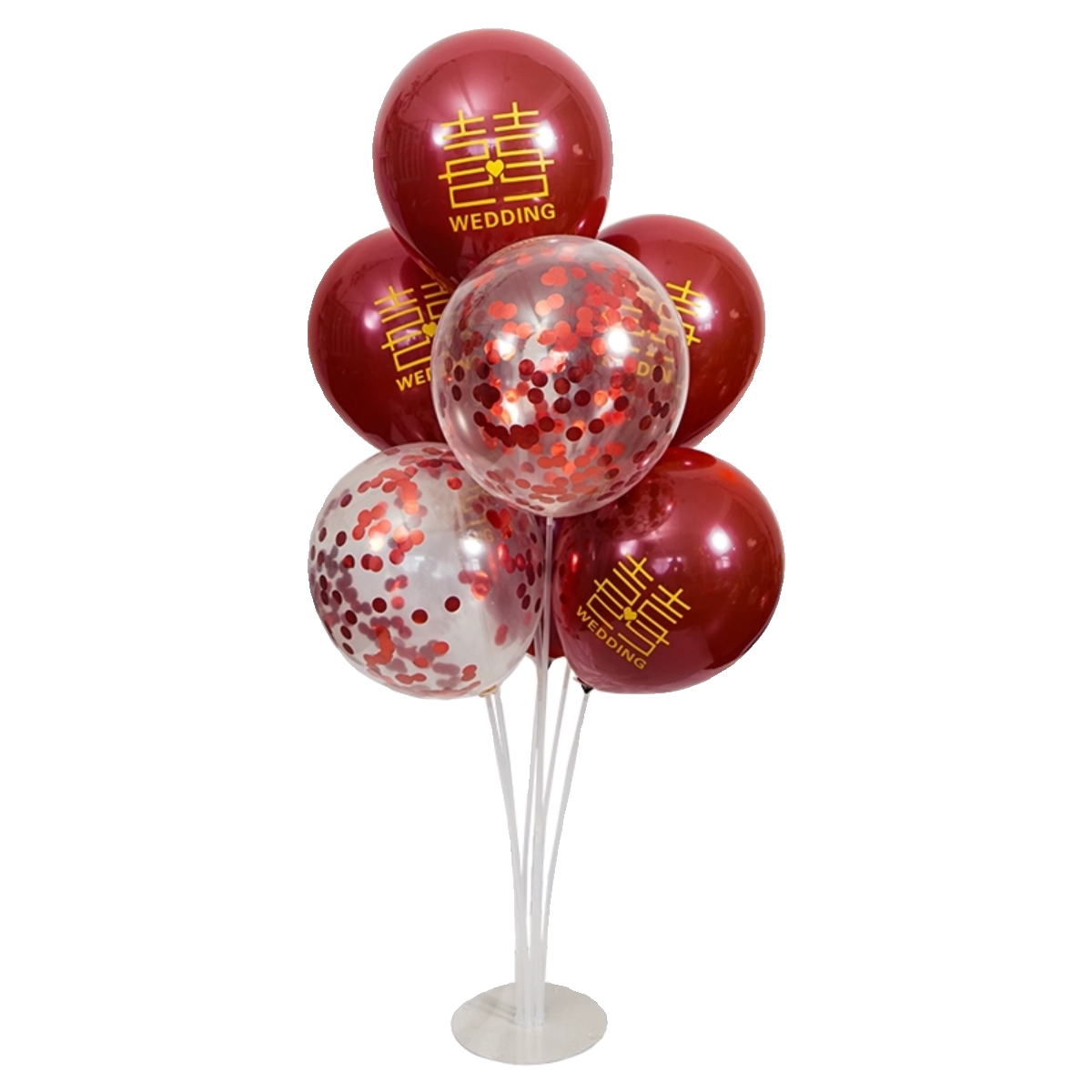 结婚礼生日派对底座气球支架立柱气球地飘装饰宝宝生日开业桌上飘 - 图3