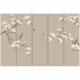 Hard bedside background wall living room sofa embroidery Chinese style
