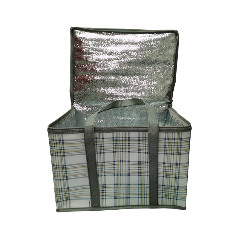 现货格子保温包通版 户外保鲜冷藏冰包 无纺布手提结实铝箔加厚袋,淘宝优惠券,粉丝福利购,淘宝优惠卷