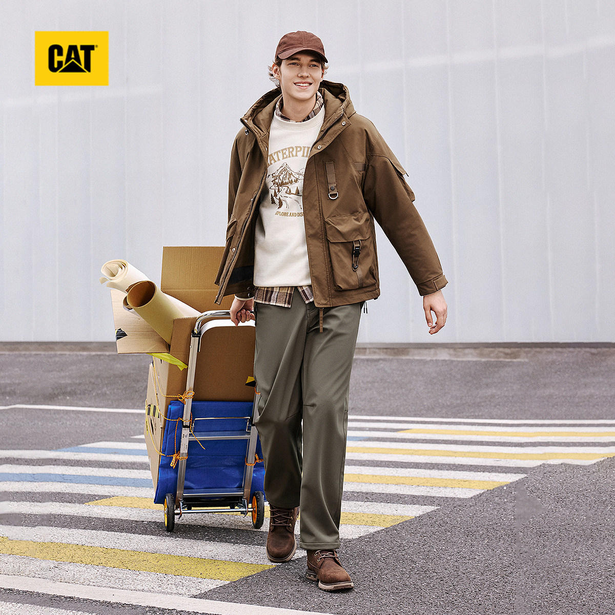 【三防】CAT卡特25冬季男士新品户外休闲工装长裤商场同款,淘宝优惠券,粉丝福利购,淘宝优惠卷