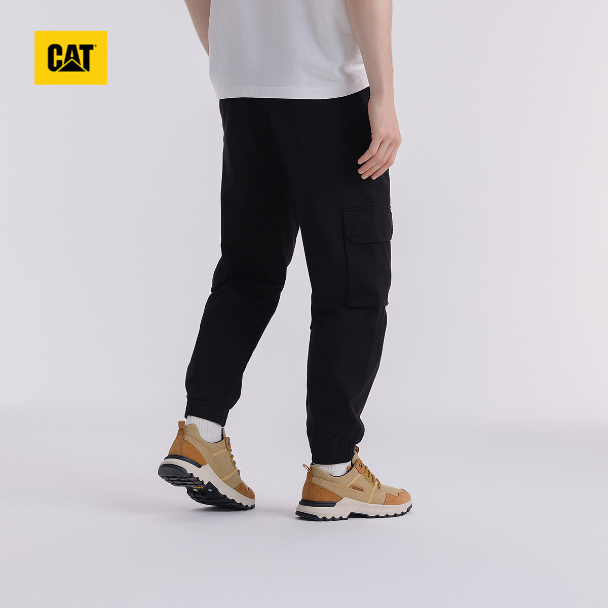 CAT卡特25秋冬新品男士户外百搭宽松收脚多色休闲长裤工装裤,淘宝优惠券,粉丝福利购,淘宝优惠卷
