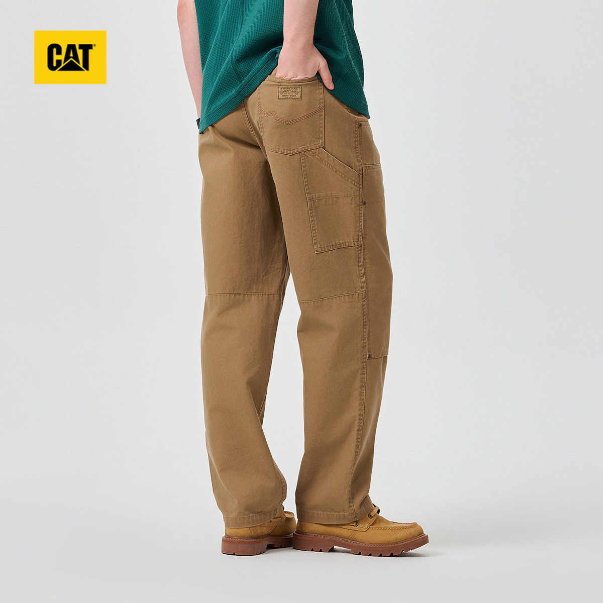 CAT卡特26春季新品男士复古宽松直筒经典伐木裤工装长裤商场同款,淘宝优惠券,粉丝福利购,淘宝优惠卷