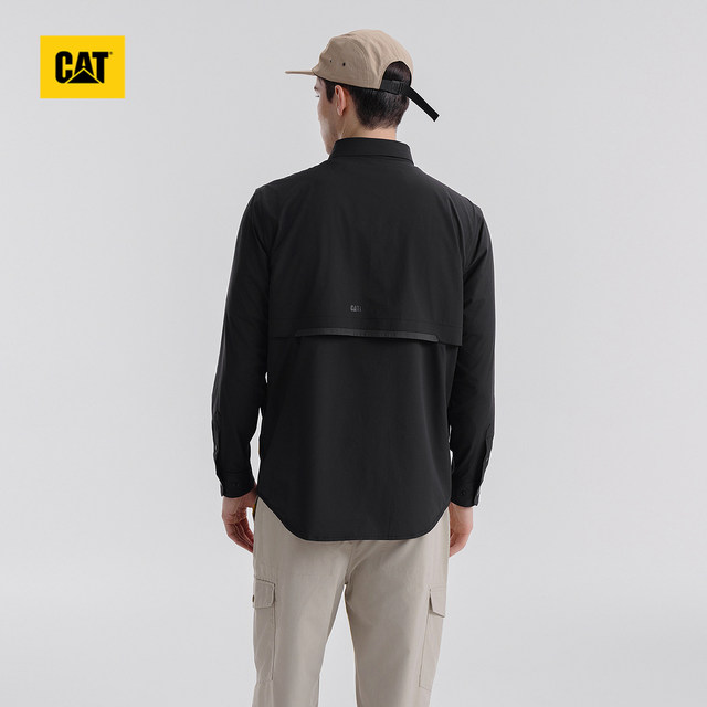 CAT Carter spring men's workwear outdoors wind-absorbent drying quick-sleeved shirt jacket jacket ເຄື່ອງນຸ່ງແຫ້ງໄວ