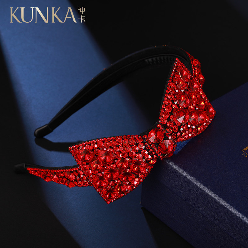 施华奥钻女百搭碎发神器刘海发箍 坤卡发饰