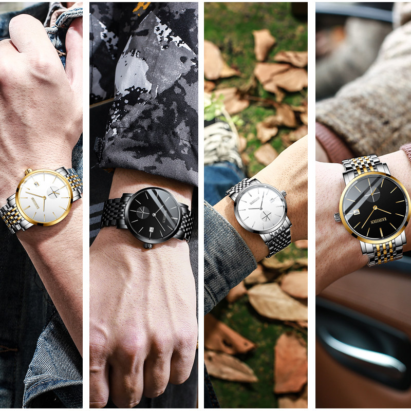 卡诗顿2020全自动男防水时尚机械表 卡诗顿雅韵国产腕表