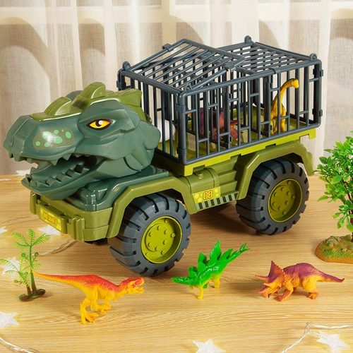 Детский динозавр, игрушечная машина для мальчиков, большой комплект, экскаватор, 3 лет
