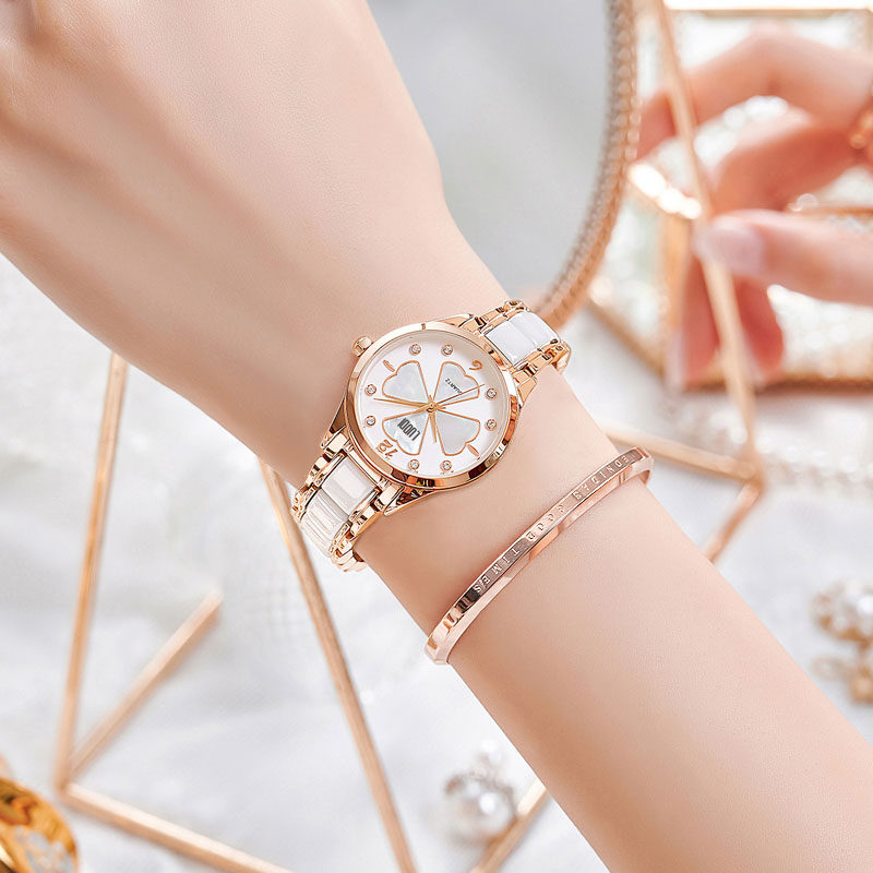 正品瑞士女士名牌女款全自动机械表 luodi罗迪国产腕表