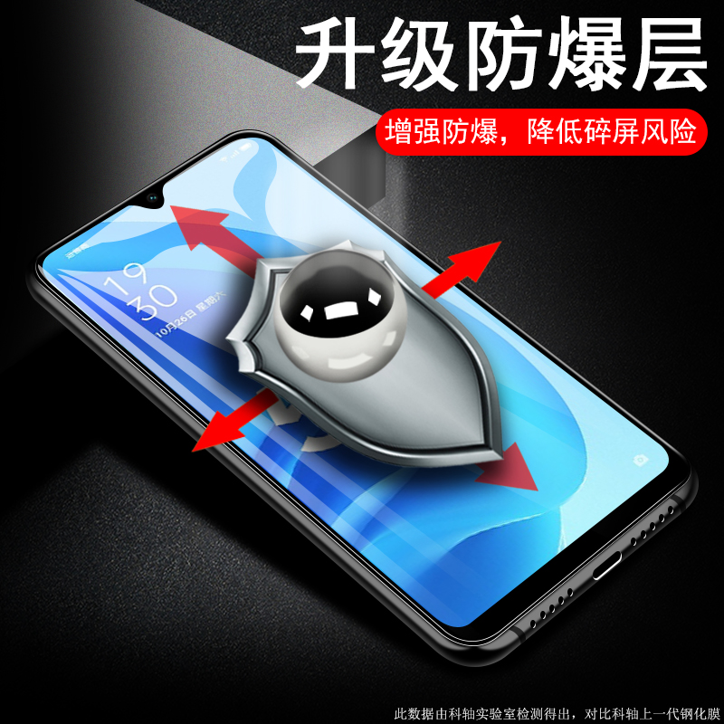 oppoa56钢化膜5g全屏oppo手机a56阿a565g0pp0ppo新款opppa啊oppora刚oppa化vivoa模poopa防爆opa0ppoa65opopa - 图2