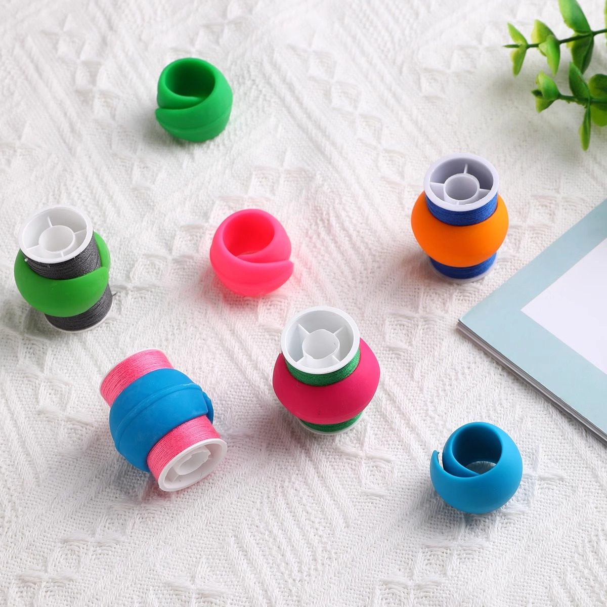 钩针带线神器硅胶可调节线夹编织不勒手环毛线钩针编织缝纫配件,淘宝优惠券,粉丝福利购,淘宝优惠卷