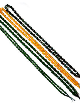 天然黄玛瑙玉佩吊坠绳项链