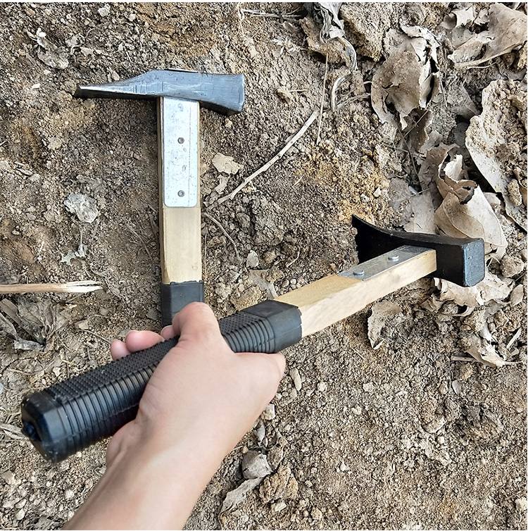 刨锛锤瓦工锤小刨锛电木绝缘砍砖专用建筑工地多功能锤斧加固木柄_虎窝淘