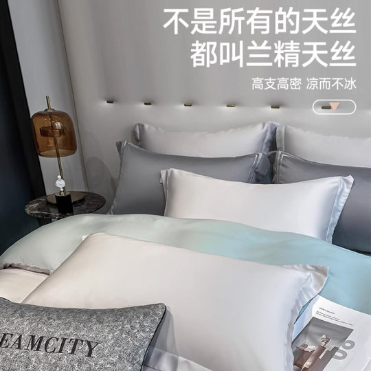 A pair of Tencel pillowcases 48cmx74cm