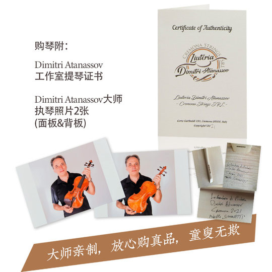 Christina&意大利迪米特里名师原装进口演奏专业级小提琴收藏J13