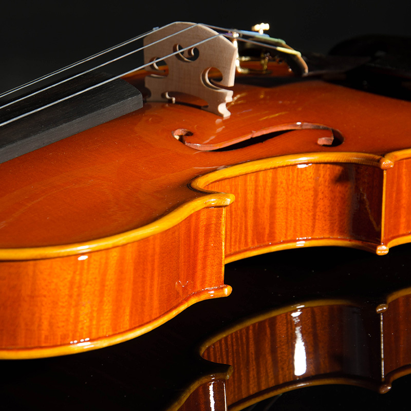 克莉丝V05小提琴专业级考级成人儿童初学者手工实木演奏小提琴-图1