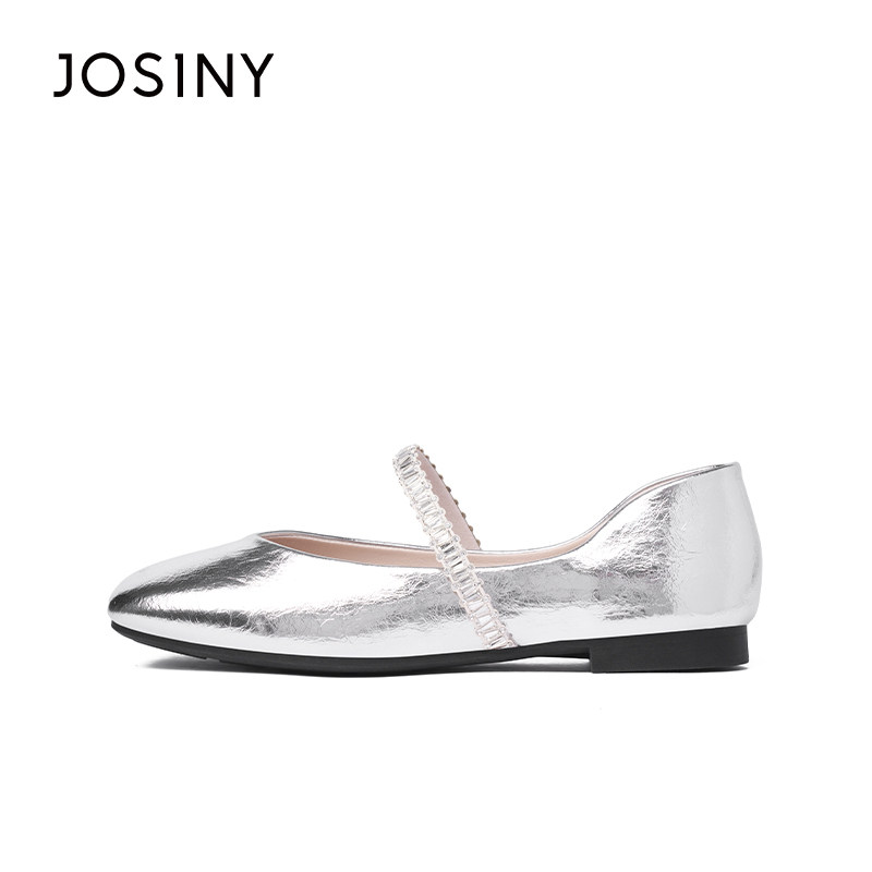 卓诗尼2026春上新时尚百搭平底一字带玛丽珍鞋女配裙子,淘宝优惠券,粉丝福利购,淘宝优惠卷