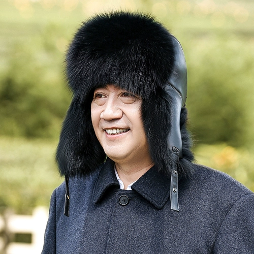 Мужская зимняя дорожная удерживающая тепло шапка, для среднего возраста