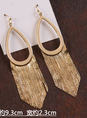 复古夸张打版样品项链耳环女