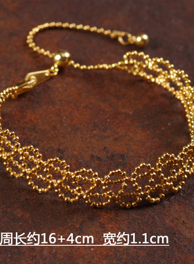 法式宫廷叠戴虎眼石狗狗项链耳环