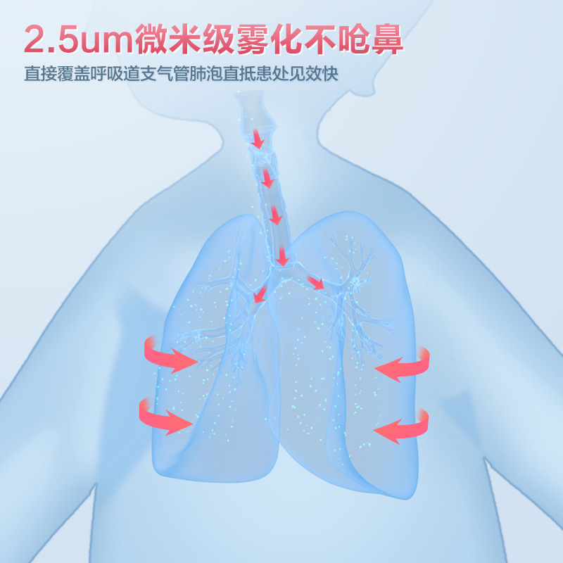 医用款手持式雾化器儿童家用静音便携理疗雾化机婴儿化痰止咳专用-图2