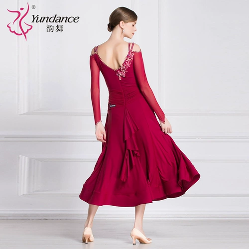 Yundance Rhyme Dance New National Standard Modern Dance Clothing Waltz дружба Plaza Dance Dance Frome