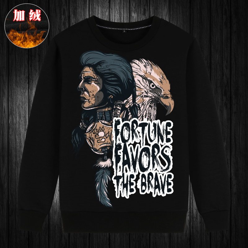 人鹰雷神之锤十字架枪欧美扑克牌 世纪迪勒卫衣