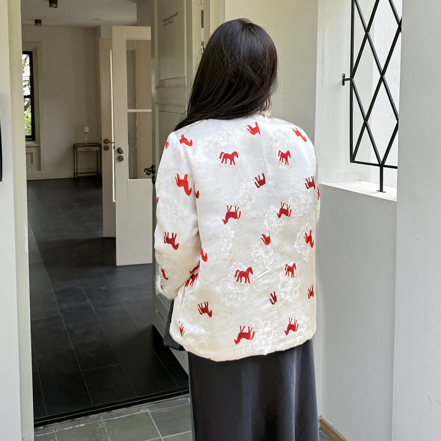 伊诺大码女装本命年小马棉服2026春季年款重工盘扣夹棉外套434001,淘宝优惠券,粉丝福利购,淘宝优惠卷